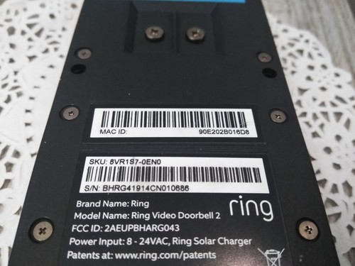 Ring Video Doorbell 2 CAMERA ONLY ( BATTERY NOT INCLUDED) - Picture 4 of 5