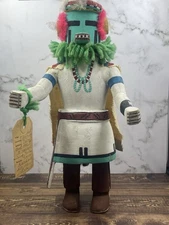 Hopi , Arizona Kachina Doll -A Variant New Type Of Snow , Info From Hang Tag .