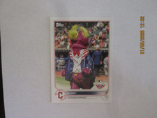 2022 TOPPS OPENING DAY CLEVELAND GUARDIANS SLIDER  MASCOT CARD #M-6