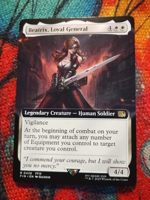EXTENDED Beatrix, Loyal General - Final Fantasy - NM - MTG Magic: The Gathering