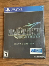 Final Fantasy 7 Remake PS4 Deluxe Edition Sealed Sony PlayStation 4 2020 New
