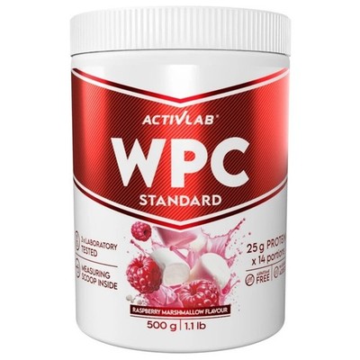 Activlab WPC Standard Molkenprotein-Konzentrat, Himbeere Marshmallow - 500 g