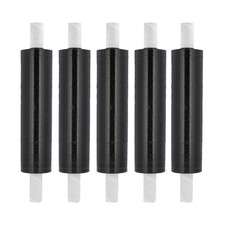 Black Packing Film Stretch Wrap Extended Handle 20 Inch x 1000 Ft 80 Gauge