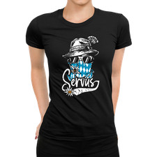 Servus Trachtenshirt Tracht Bayern Damen T-Shirt