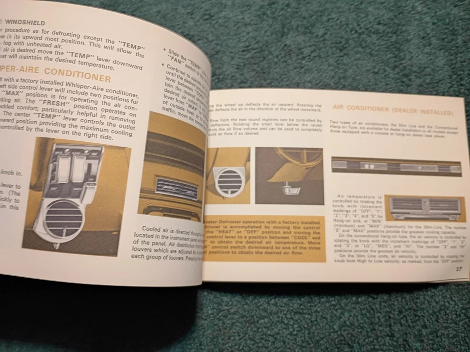 1968 MANUAL DO PROPRIETÁRIO MERCURY COUGAR / GUIA DO PROPRIETÁRIO / ORIGINAL. PRIMEIRA EDIÇÃO!!! - Imagem 3 de 4