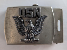 Authentic Vintage U.S. Navy Enlisted Mens Belt Buckle