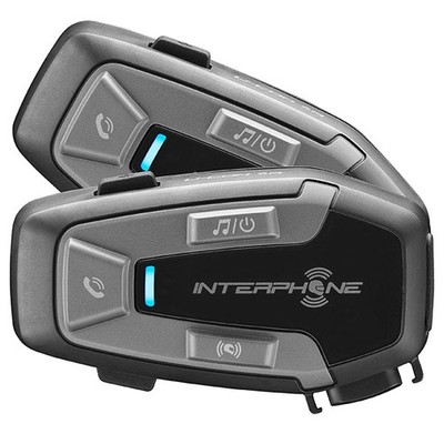 Gegensprechanlage UCOM6R Motorrad Helmtelefon GPS Bluetooth Gegensprechanlage - Doppelpack