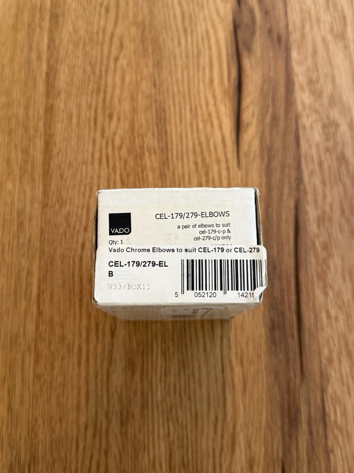 Vado CEL-179/279-ELB Chrome Elbows For CEL-179 CEL-279 - Brand New Boxed 2