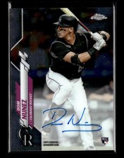 2020 Topps Chrome #RA-DN Dom Nunez Rookie Autographs