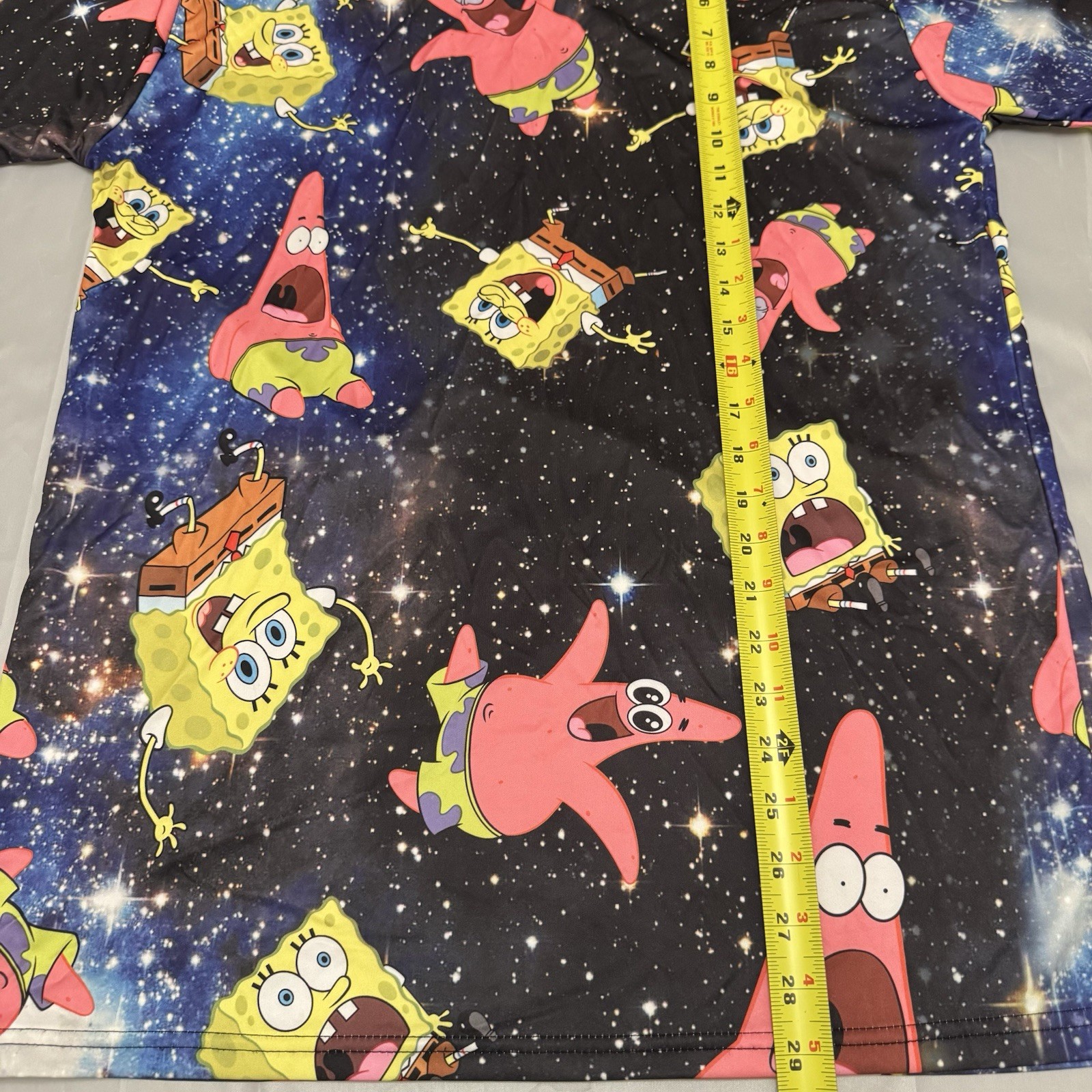 SpongeBob SquarePants and Patrick Star Galaxy Print All-over Graphic T-shirt image 4