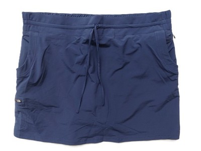 COOLIBAR~MINT!!~ATHLETIC NAVY BLUE STRETCH MENDOCINO UPF 50+ TRAVEL SKORT SZ:L