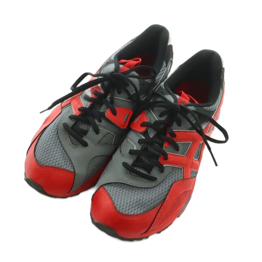 ASICS x Kiko GelMC Plus Sneakers US95 275cm Red Gray AB Used thumbnail 2