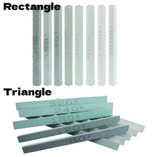 Sharpening Stone Set Triangle/Rectangle 150mm | 1/10 Pack Option | Green Silicon