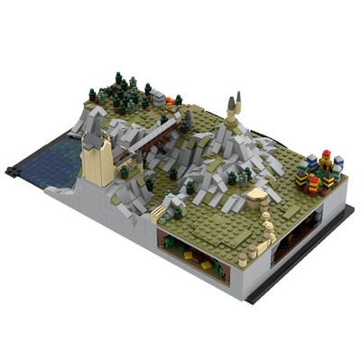 Hot Sale Castle and Grounds Expansion for Set 76419 Building Kit 1437