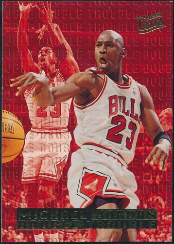 Michael Jordan #3 1995 Ultra Double Trouble card