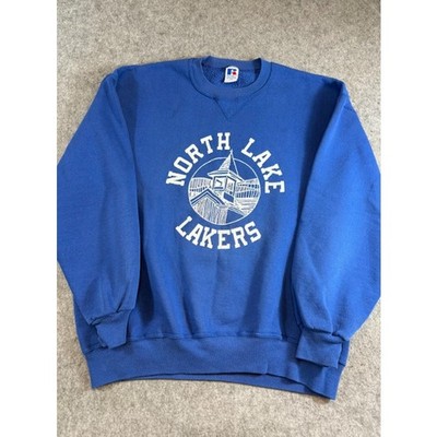 VTG North Lake Lakers Russell Athletic Sweatshirt Mens XXL Crewneck Sportswear