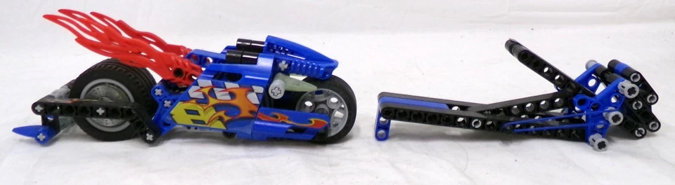 2004 LEGO Racers 8646 Speed Slammer Vélo Ensemble Complet Hors De La Boîte - Photo 3/4