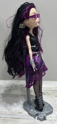 Ever After High Raven Queen Muñeca Primer Capítulo 2012 Vestido Púrpura Zapato Pelo Negro - Imagen 2 de 8