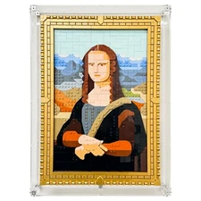 Wall Mounted Display Case for LEGO® 31213 Art Mona Lisa