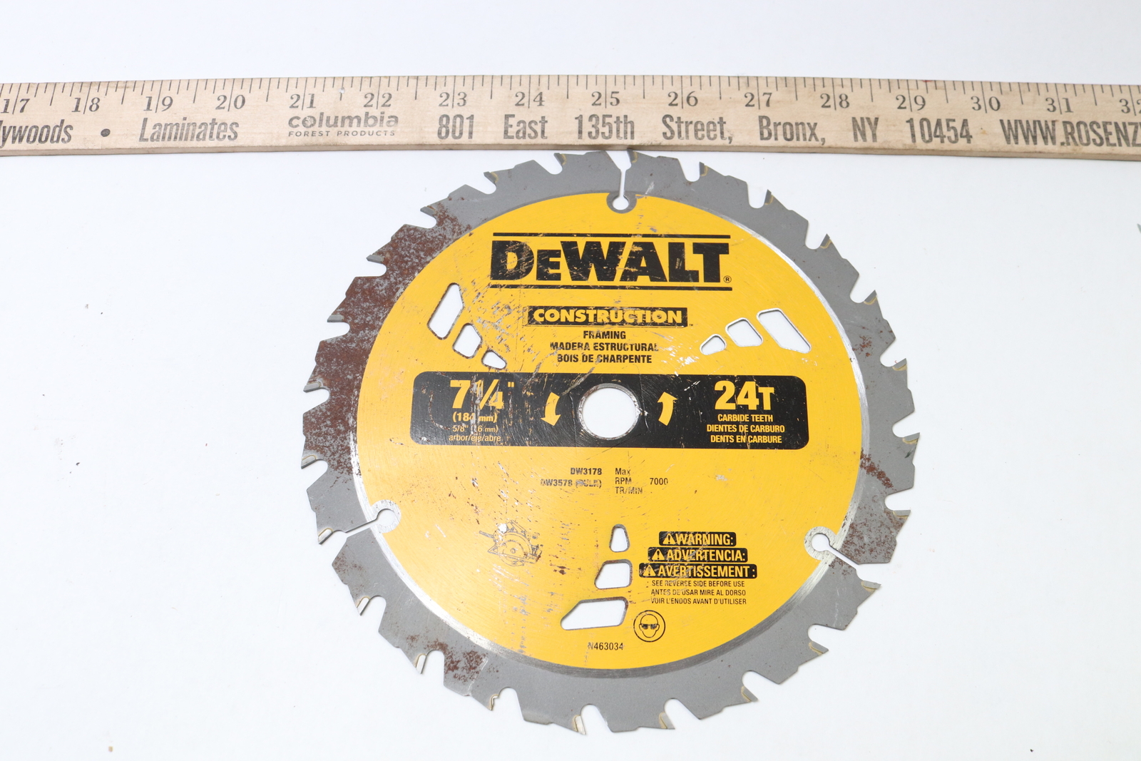 DeWalt Framing Circular Saw Blade 