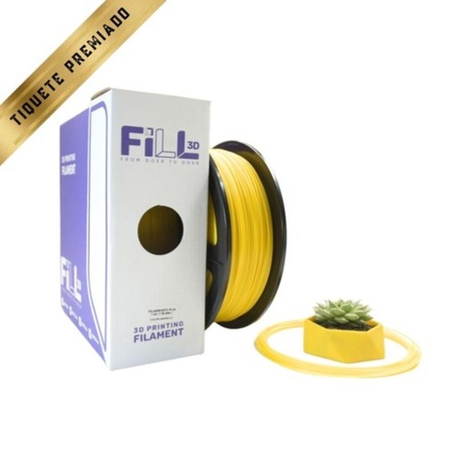 Fill-3d filament 1.75 1kg pla - Amarillo - 第 1/5 張圖片
