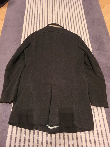 Diesel Vintage Mens Coat With Removable Fleece Lining, Charcoal Size L - Picture 5 of 9