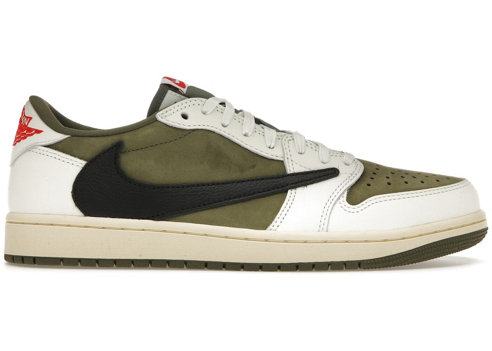 Travis Scott x Air Jordan 1 OG SP Low Reverse Olive / Medium Olive