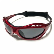 AQUA AZUL METALLIC RED KITEBOARDING POLARIZED WATER SHADES SUN GLASSES