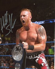 Heath Slater  Autographed 8x10 Impact WWE TNA  Free Shipping   #8