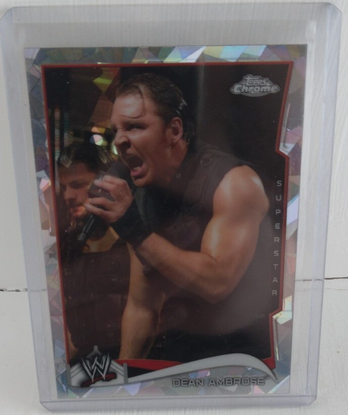 2014 Topps Chrome WWE Dean Ambrose Atomic Refractor
