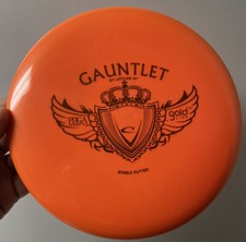 Latitude 64 Gold Line Gauntlet Dynamic Disc Westside Golf Rare Putter New Orange
