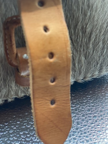 Crossbody Bag Women’s Handmade Brown Cowhide Leather Whipstitch - Picture 9 of 9
