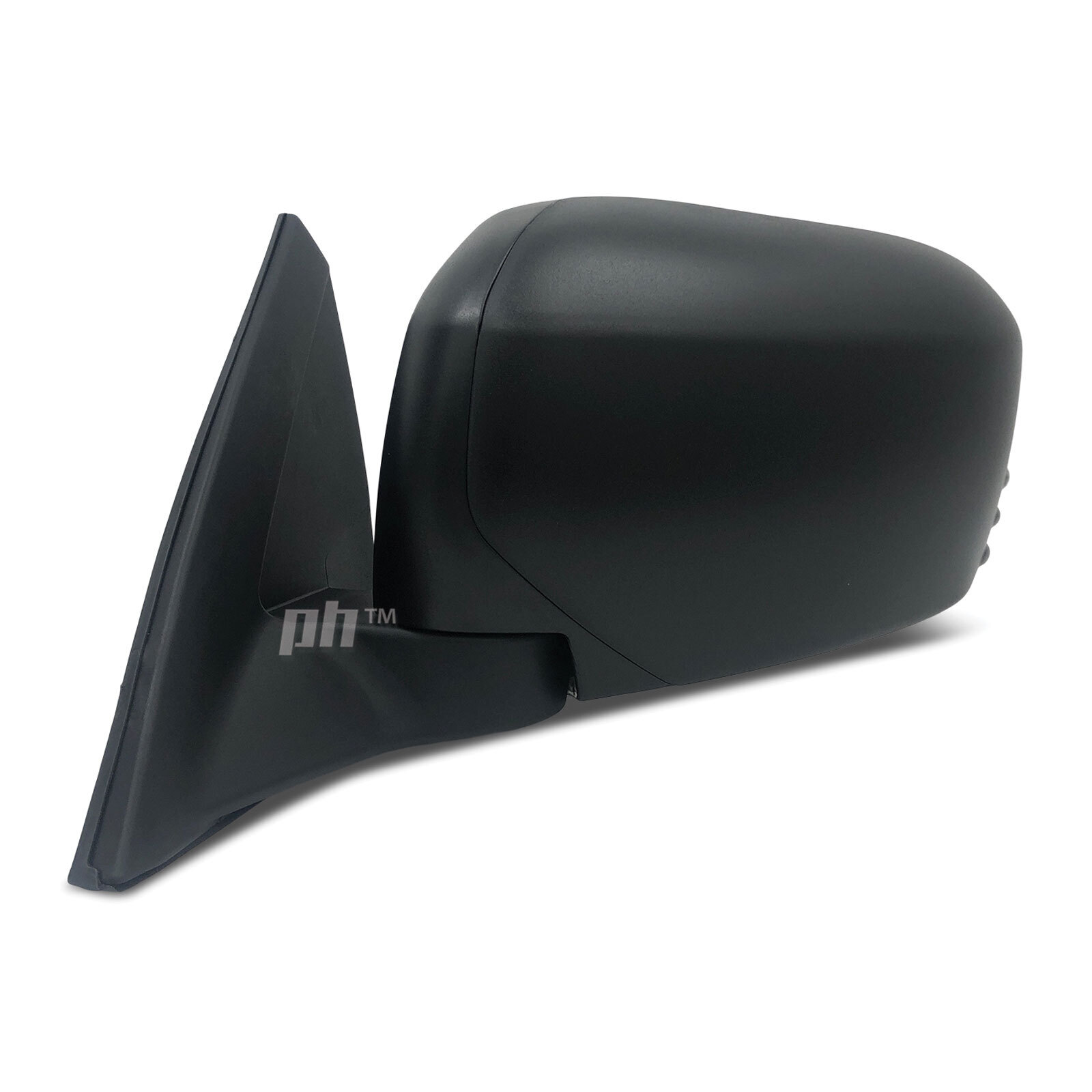 OCAM TM3 Extendable Towing Mirrors For Mitsubishi Triton ML/MN, Black Electric