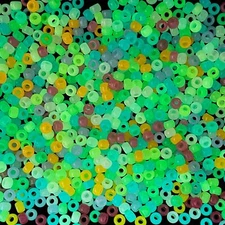 1000+ Pcs Pony Beads Bulk - Plastic Bracelet Beads Sukh 6x9mm Pony Beads