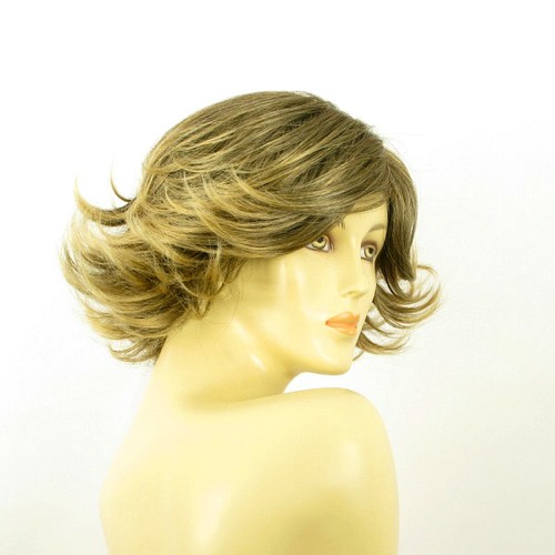 Perruque femme courte châtain méché doré JEANETTE 6T24B - Imagen 8 de 9