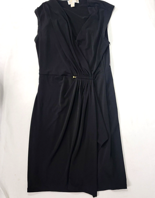 Michael Kors Women's Little Black Dress Sleeveless Cocktail Sz XS Gold tone Bar | eBay Michael Kors Women's Little Black Dress Sleeveless Cocktail Sz XS Gold tone Bar | eBay