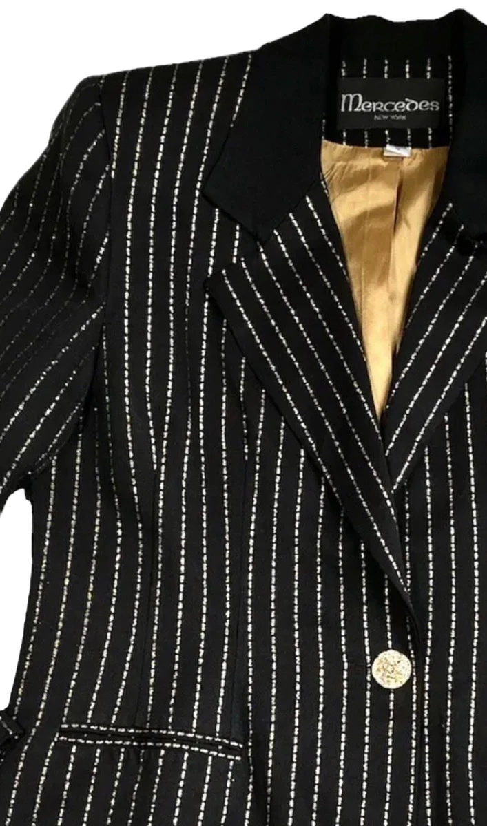Pinstripe blazer womens shop