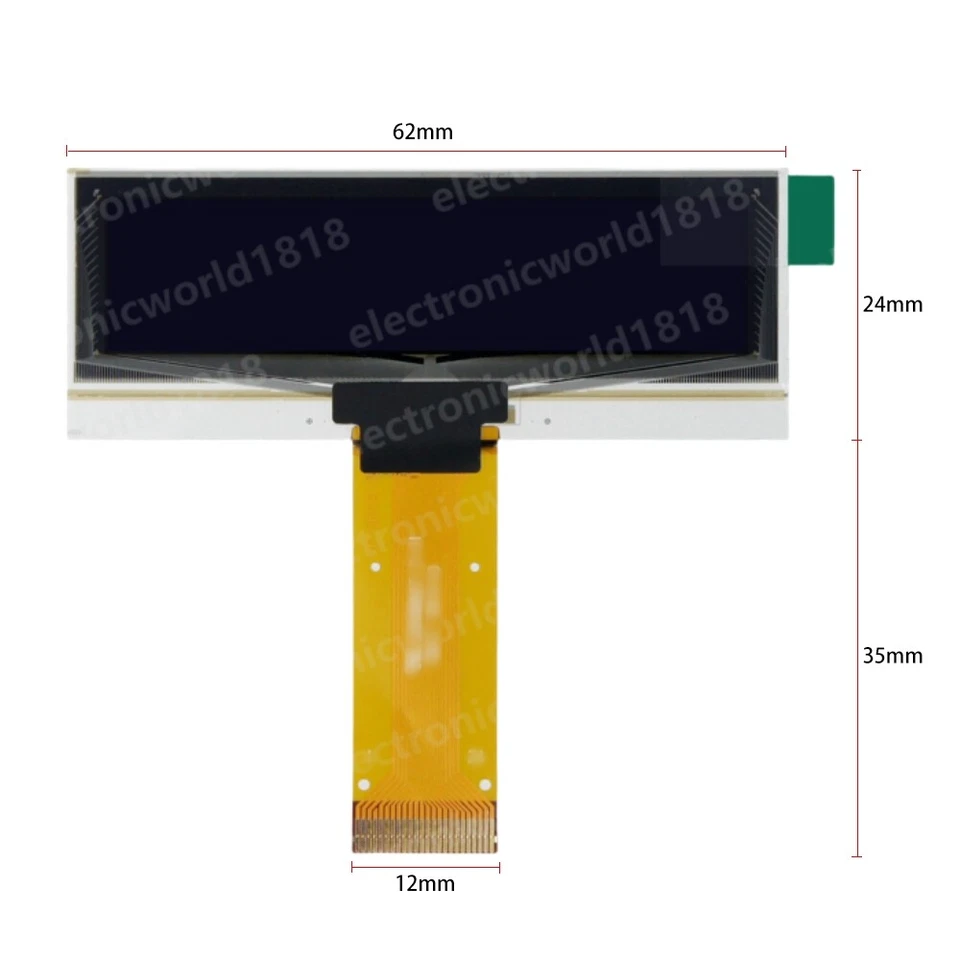 Screen For Pure Evoke Mio Digital DAB Home Radio White OLED Display Repair NEU - Bild 2 von 4