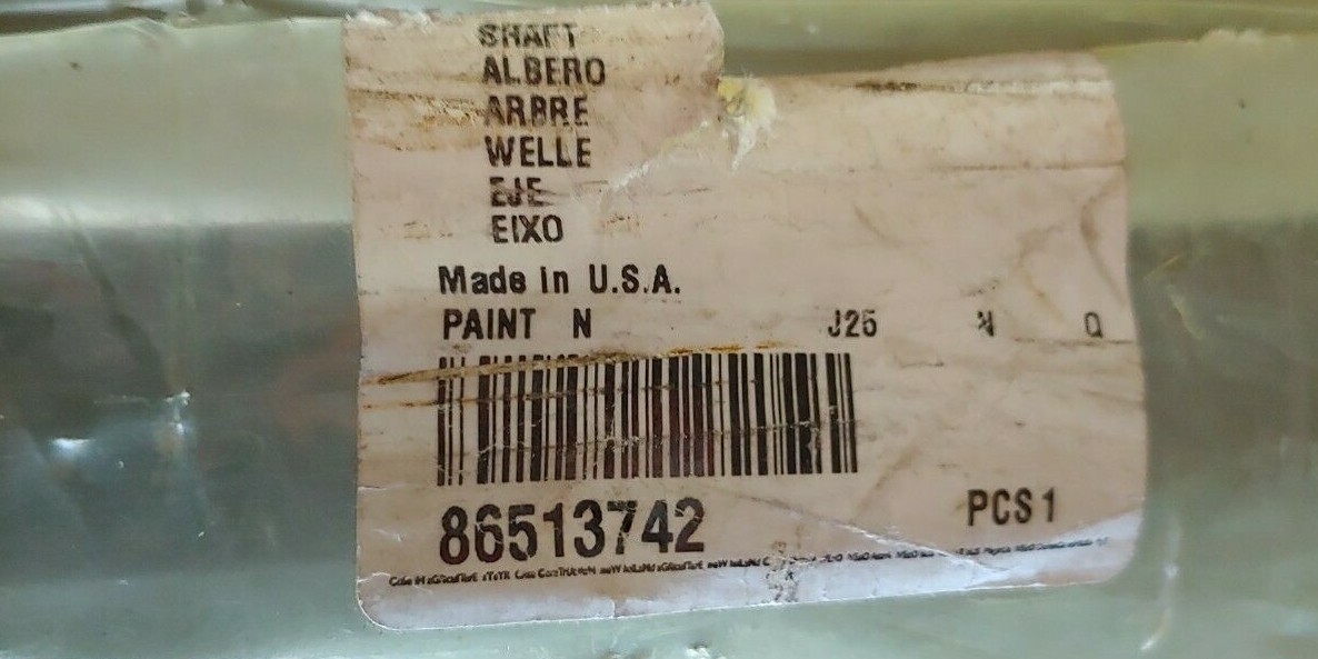 New OEM 86513742 NEW HOLLAND SHAFT (RB3D) | eBay