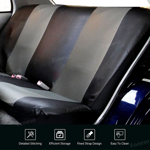 Cubierta de asiento de cuero PU para silla de montar de banco de camión para Dodge W150 W250 tamaño completo - Imagen 5 de 16