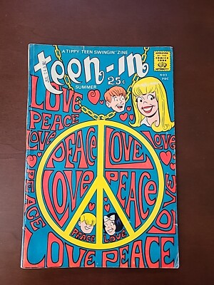 1969 TOWER Comics TEEN-IN Summer #3 Rare Silver Age - TIPPY TEEN