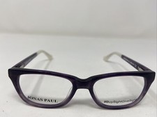JONAS PAUL EYEGLASSES FRAME MILES/MADDIE LPL 48-15-130 PURPLE FULL RIM MT27