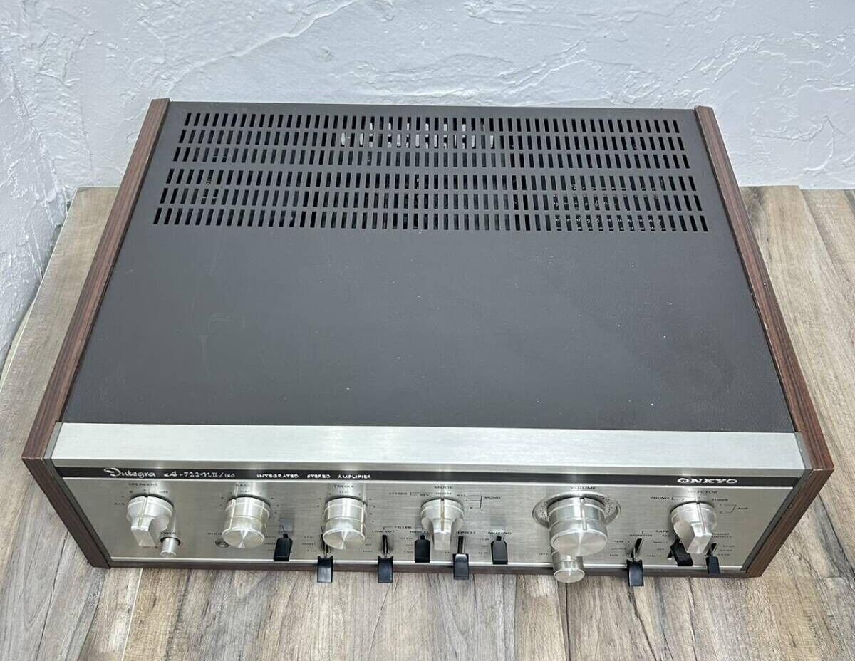 ONKYO A-722Nii/160 Integrated Amplifier Transistor Made in Japan