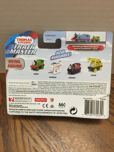 HAROLD & THOMAS PUSH LUNGOS Metal Trackmaster NUOVO serie Thomas & Friends - Foto 6 di 6
