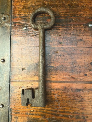 Italia XVI sec. Chiave Antica Old Key Ancienne Clef Alte Schlüssel 20 cm - Foto 3 di 7