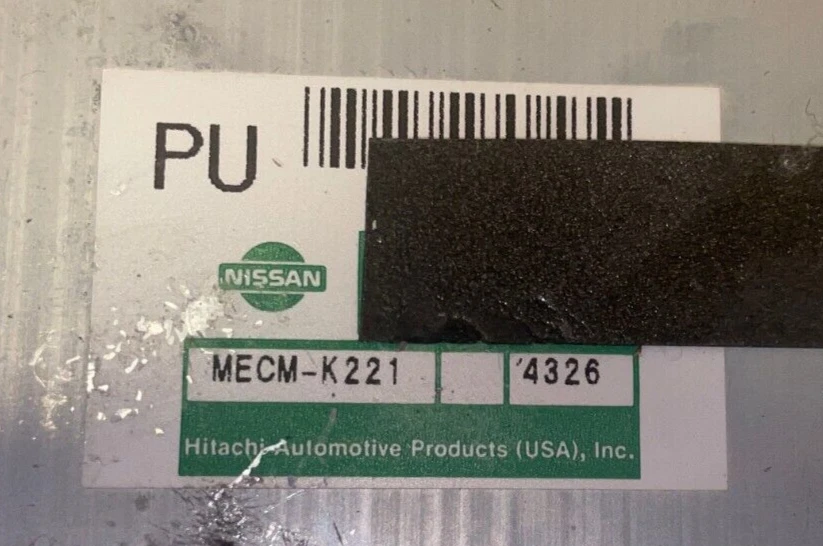 ✅ Camioneta pickup Nissan D21 1994 2,4 L motor aire acondicionado computadora ECU PCM P/N# MECM-K221 Foto 2 de 4