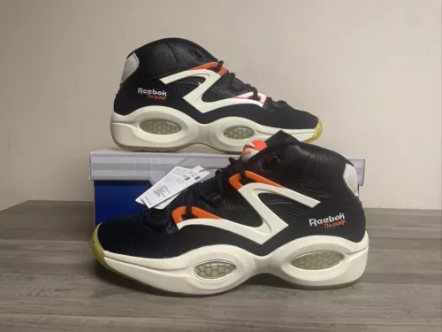 Reebok Question Pump Omni Lite Allen Iverson Black Basketball Men's Size 12 NEW