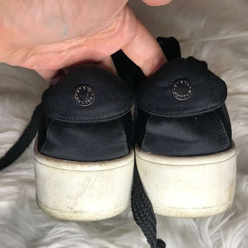Steve Madden Womens Bertie Platform Black Y2K Sneaker Shoes Size 8B - 第 3/6 張圖片