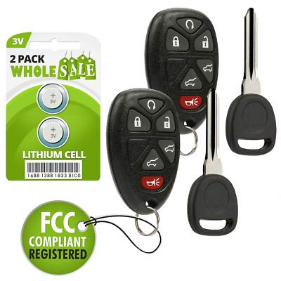 #ad 2 Replacement For 07 08 09 10 11 12 13 14 Chevrolet Suburban Car Key Fob $19.95