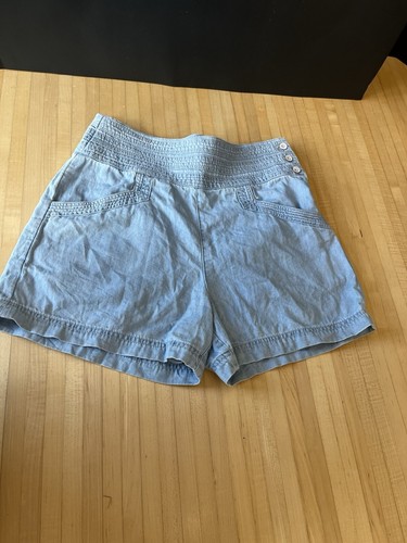 By Anthropologie High-Rise Light Denim Jean Shorts Womens 4